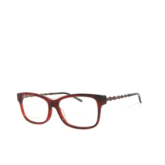 Gucci GG0657O 0657O 002 54 Havana Gold Eyeglasses 0657